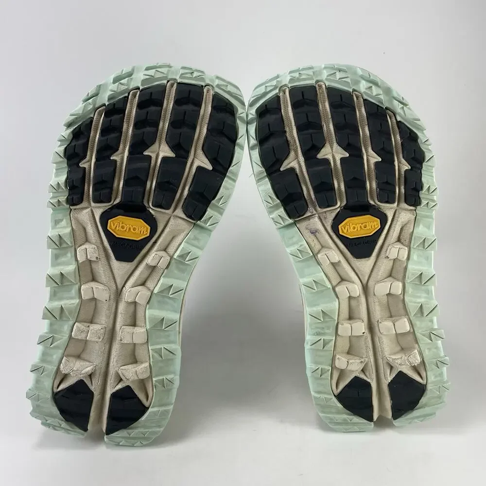 Altra Olympus 5 Trail Running Shoes Womens Size 8 Light Blue Vibram Megagrip
